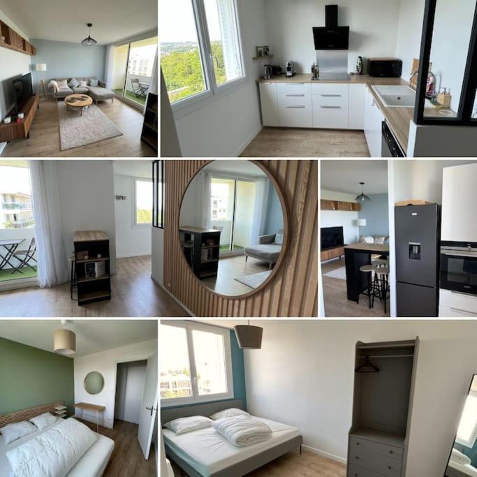 Le Calme - Design - Vue Panoramique Sur La Saone Apartment คัลลูร์ เอต์ คูร์เย ภายนอก รูปภาพ